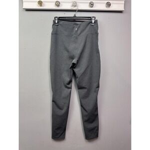 JustFab Active Pants Womens Medium Gray High Rise Athletic Leggings Yoga Gym